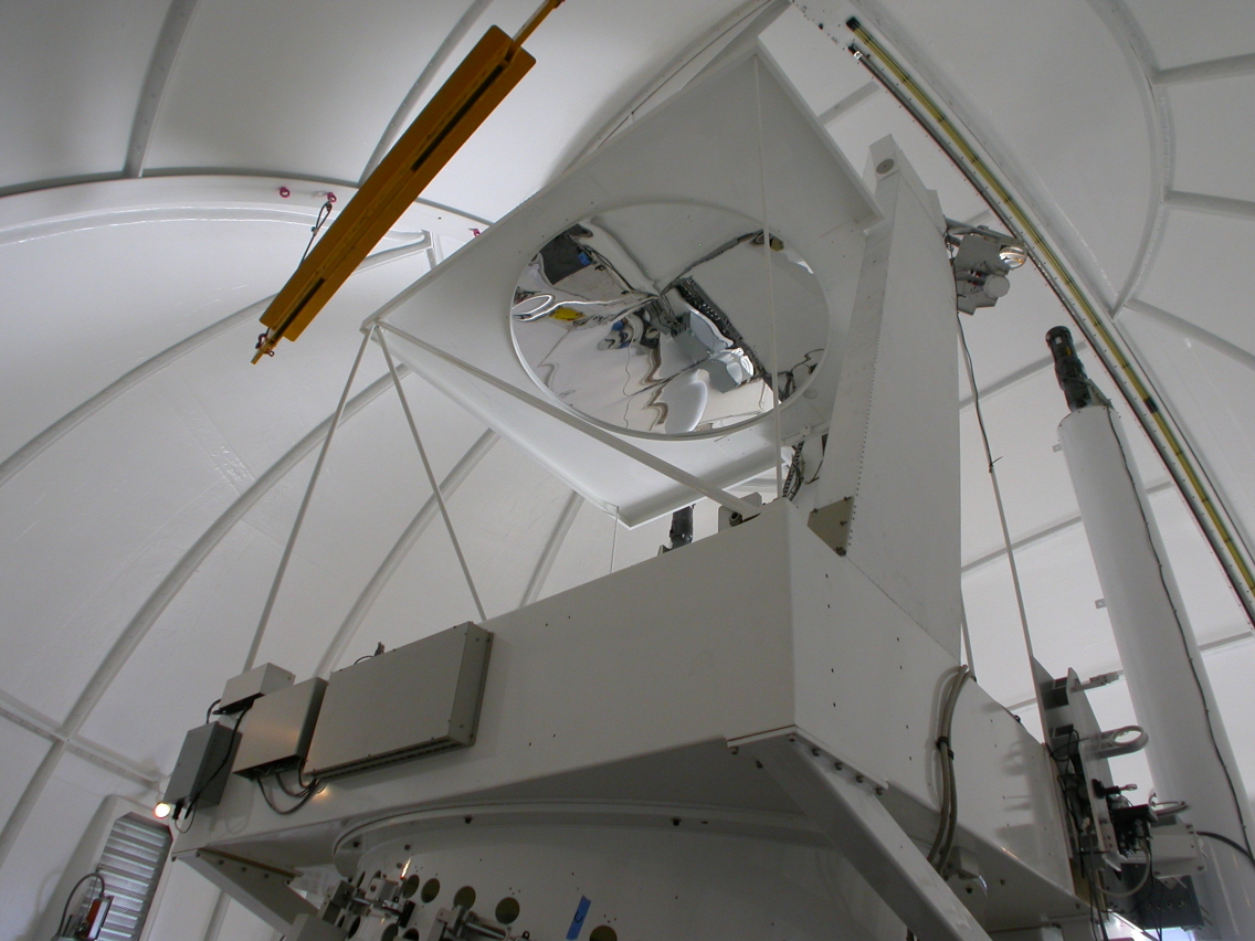 The Mylar filter on the sun shield.