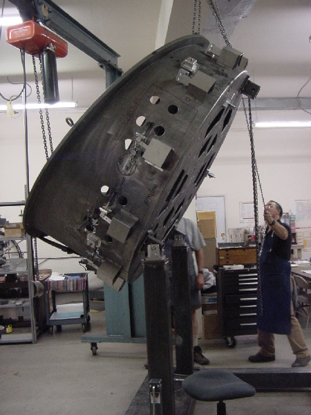 Side view with tangential actuators.