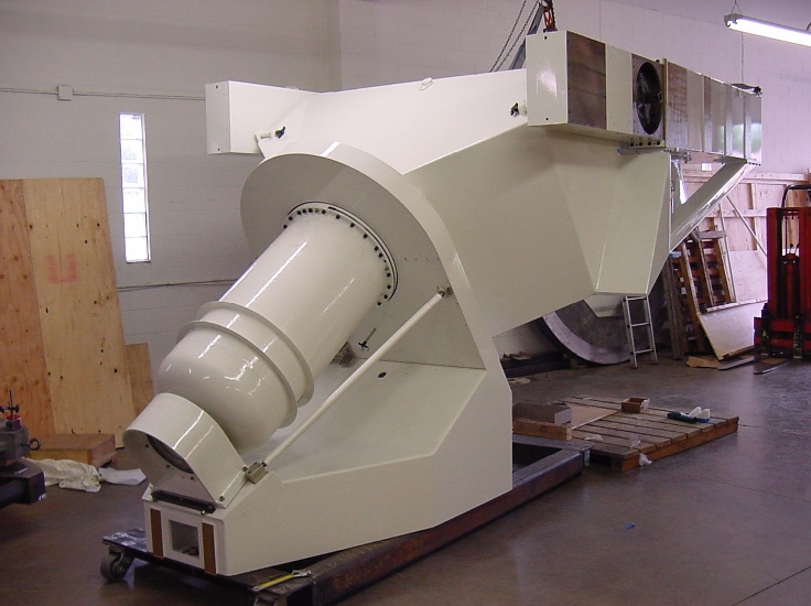 Mount, polar axis, fork, center section assembly