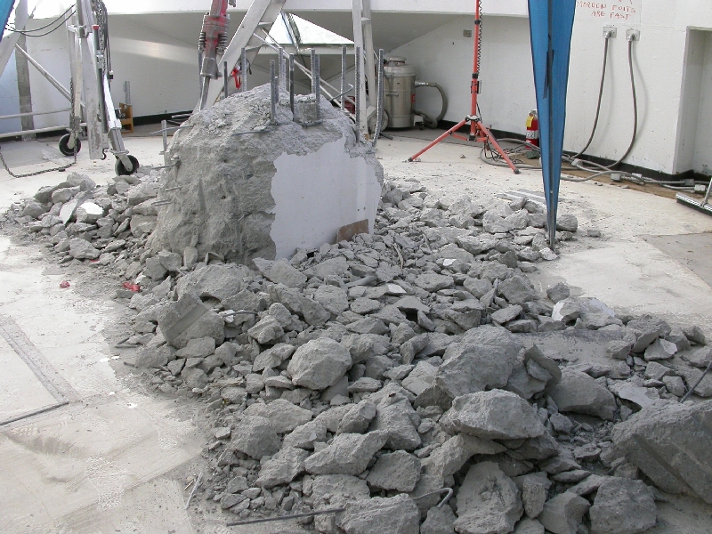 Demolition of old pier