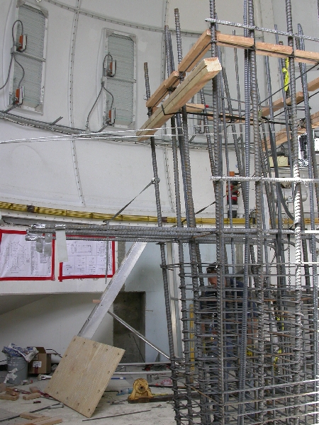 Steel for new pier