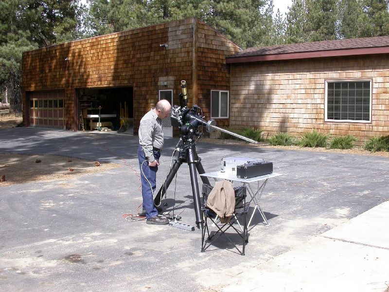 Testing new solar guider