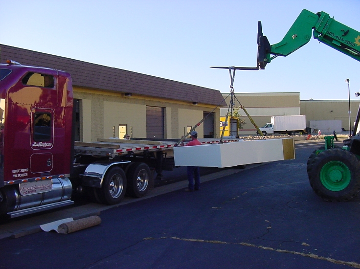 Beginning to load parts.