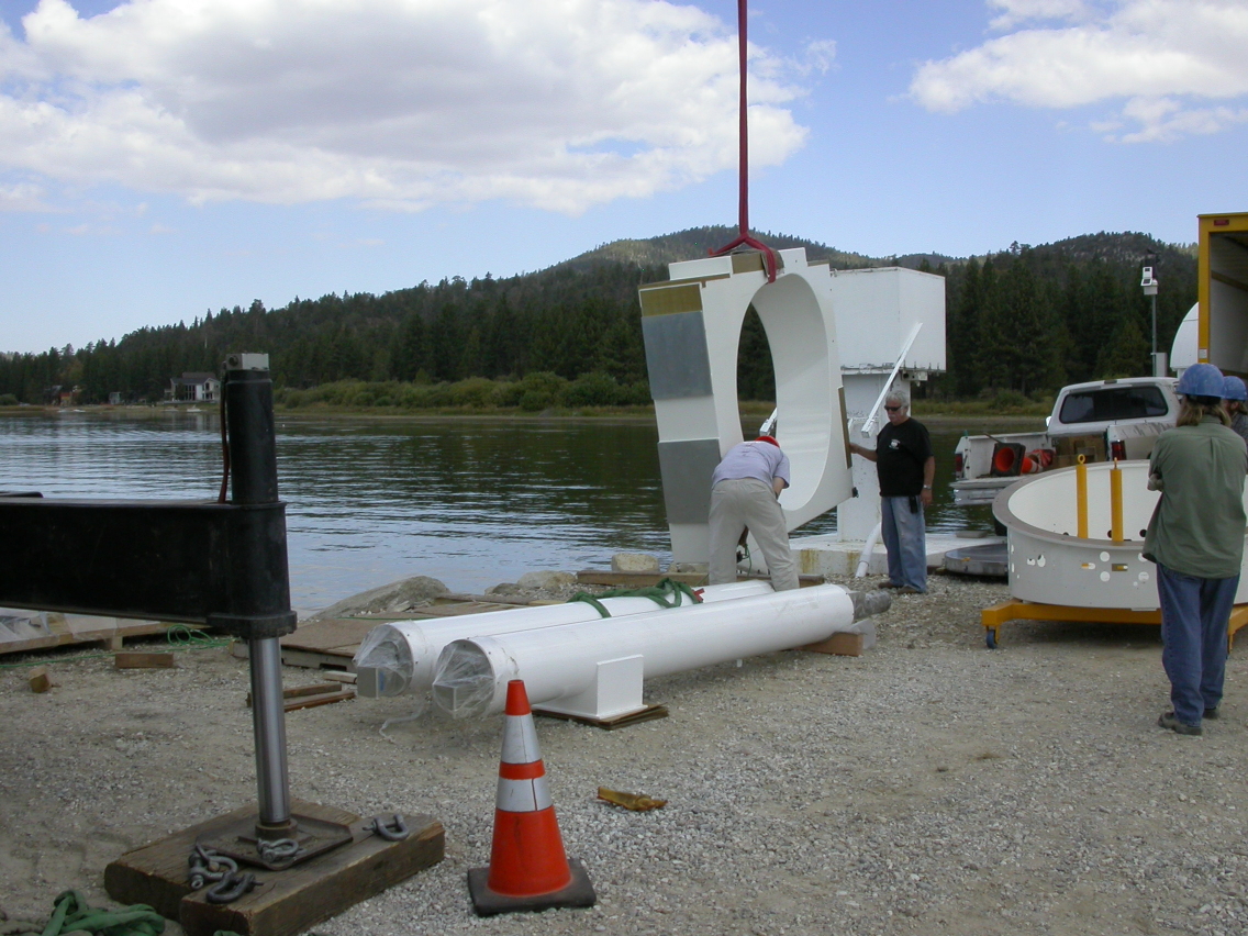 Lifting the center box.