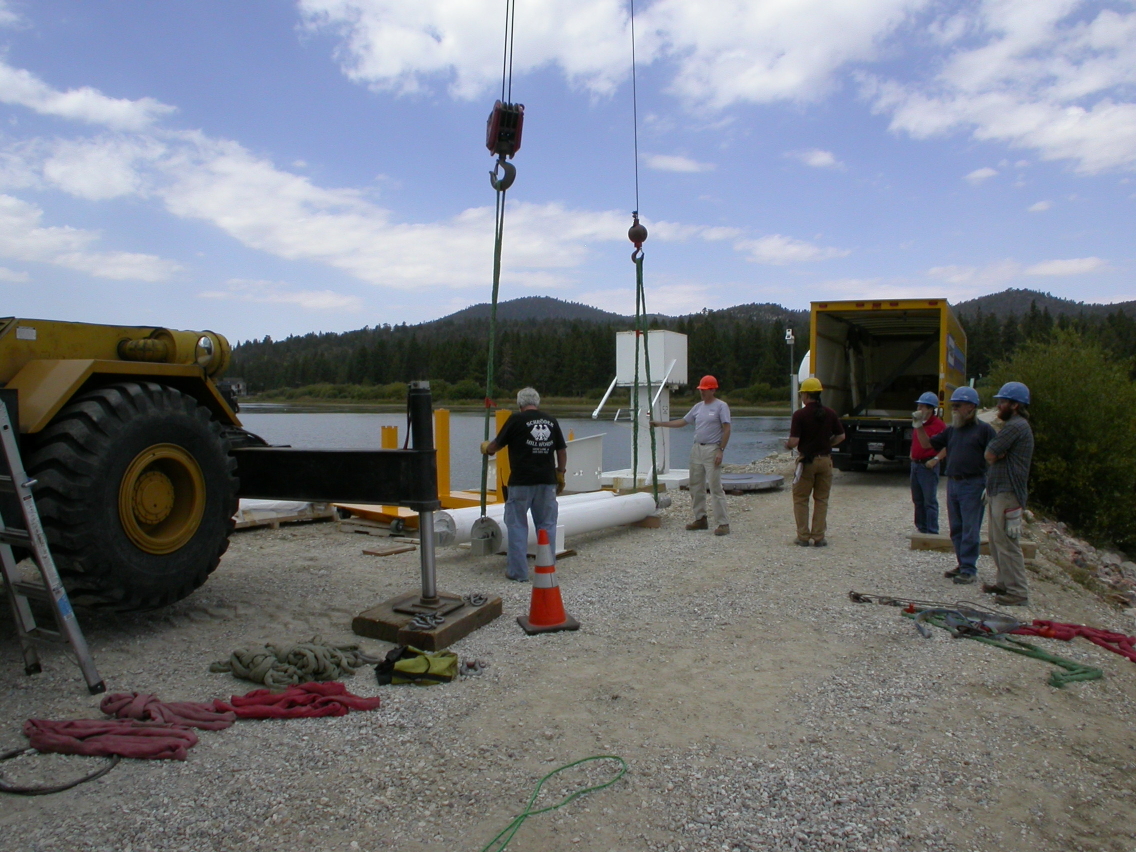 Lifting counterweight.