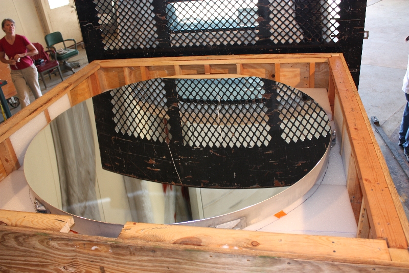 NST primary mirror aluminizing